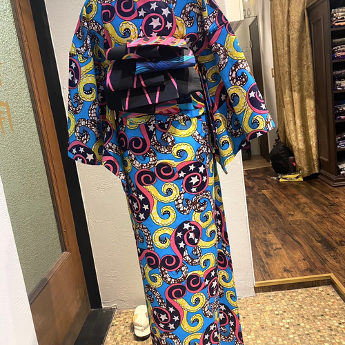 早い者勝ち！浴衣 アフリカンプリント 帯セット 人気デザイン 楽天市場】【本日ポイント5倍！】浴衣 セット レディース