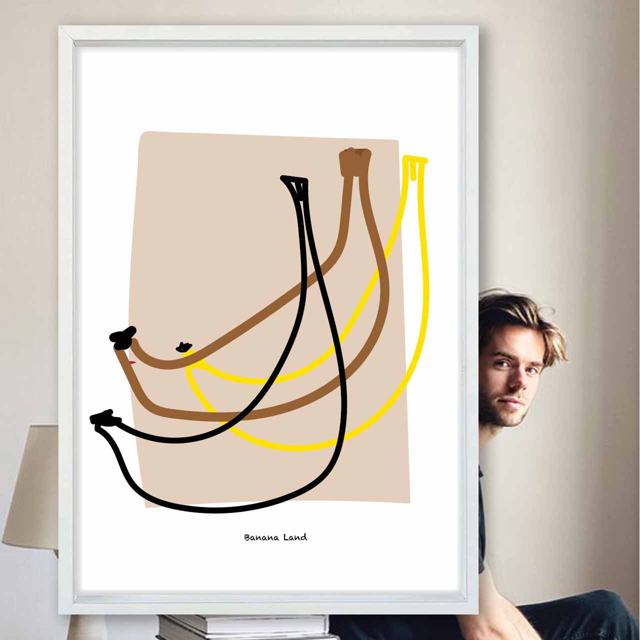 モダンフルーツ　イラスト　ポスター　A4 A3 A2 A1　アート  　アートポスター　sei検索　1907