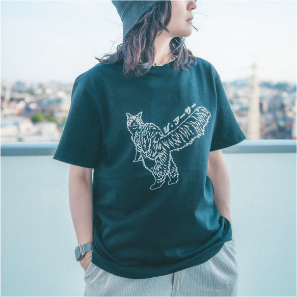 【洗える】箔プリント猫Tシャツ 楽天市場】Tシャツ 猫 プリント 猫Tシャツ 猫プリントTシャツ 猫