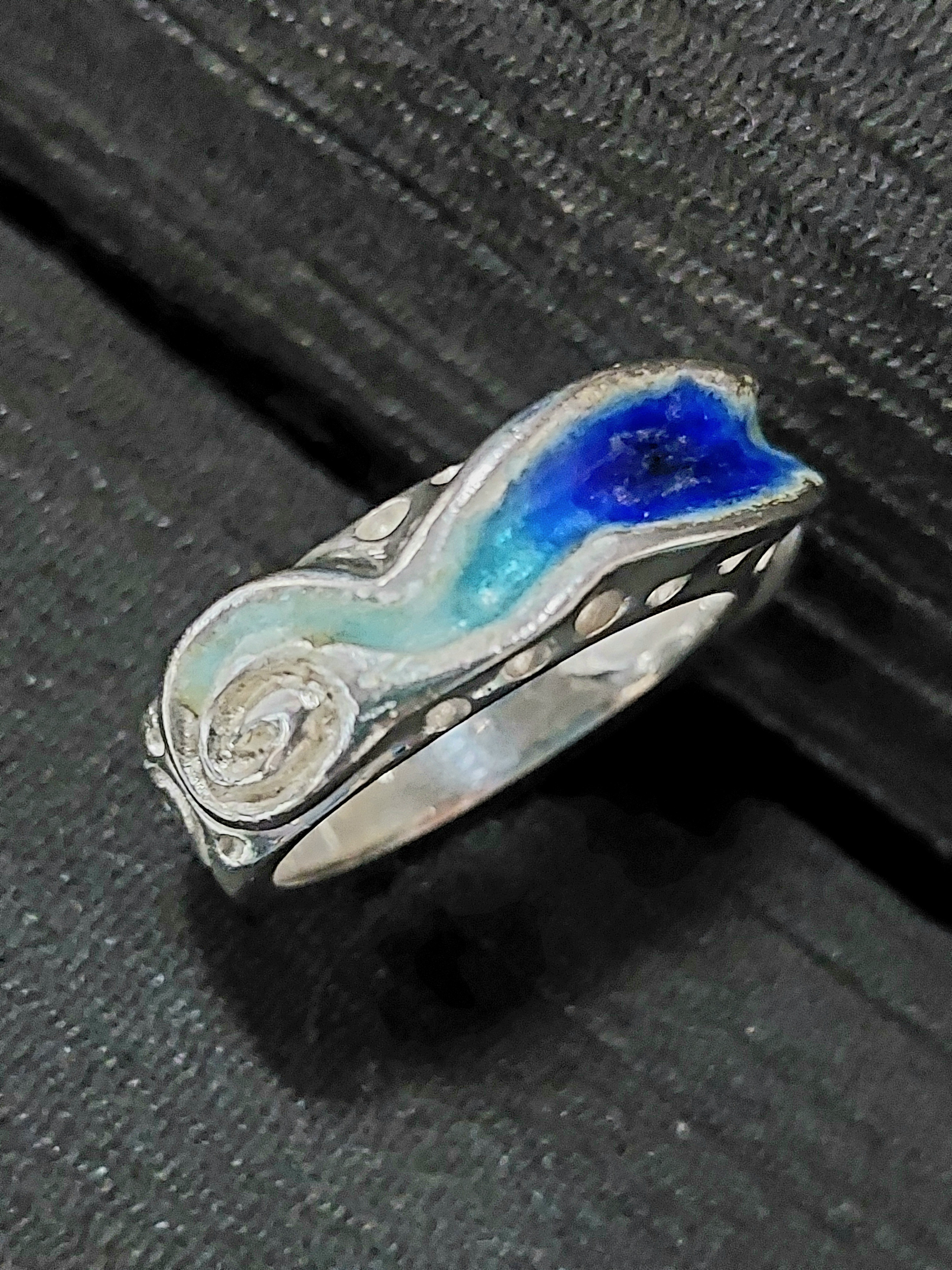 七宝シルバーリング20号