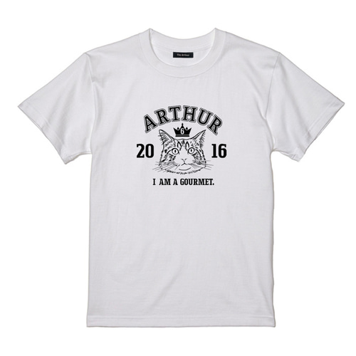 猫プリントTシャツ/3カラー/ねこ/綿 100%/アメカジライク Tシャツ The