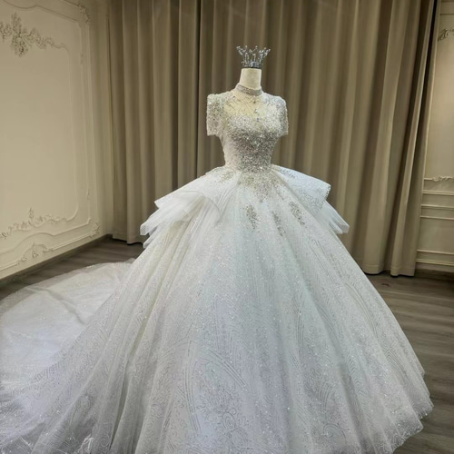 最終値下げウェディングドレスAラインプリンセスライン