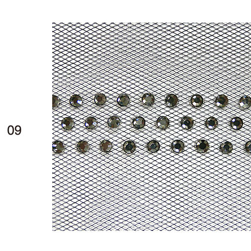 美品Mark & Lona バイザー リボン・ラインストーン2024 ラインストーンリボン bel-936：1m （ラインストーン：3mm）カラー