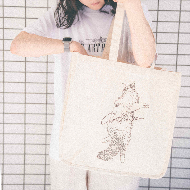 日本未入荷★大きめプリントナイロントートバッグ★PARFOIS 日本未入荷☆大きめプリントナイロントートバッグ☆PARFOIS