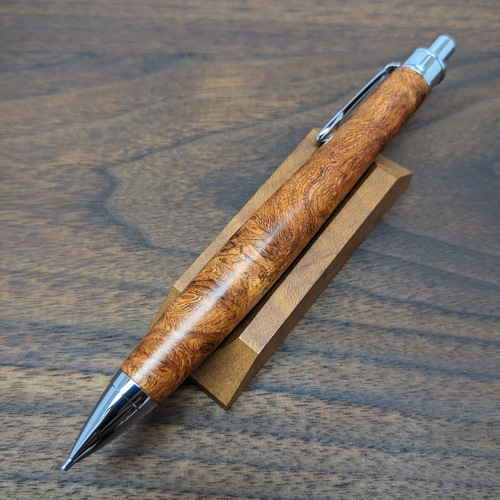 新作】花梨瘤杢 シャープペンシル No.546 ペン・筆記用具 工房