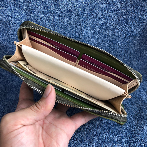 アウトレット】薄型ウォレット イタリアンレザー テキサス