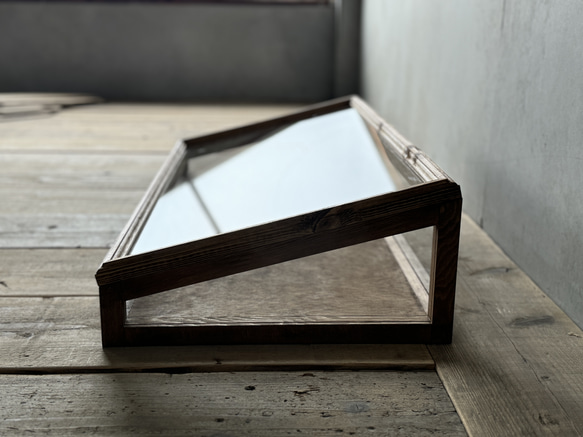 【木製ディスプレイケース】店舗什器　ショーケース　ディスプレイ　焼き菓子　ジュエリー　ケーキ　カフェ　オーダー　木製 傾斜なし その他 BY