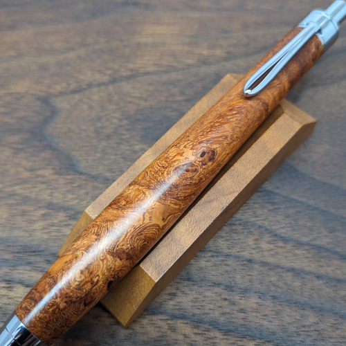 新作】花梨瘤杢 シャープペンシル No.547 ペン・筆記用具 工房 TAISHI