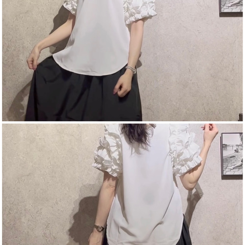 フリルプルオーバー - Ank Rouge(アンクルージュ)のTシャツ