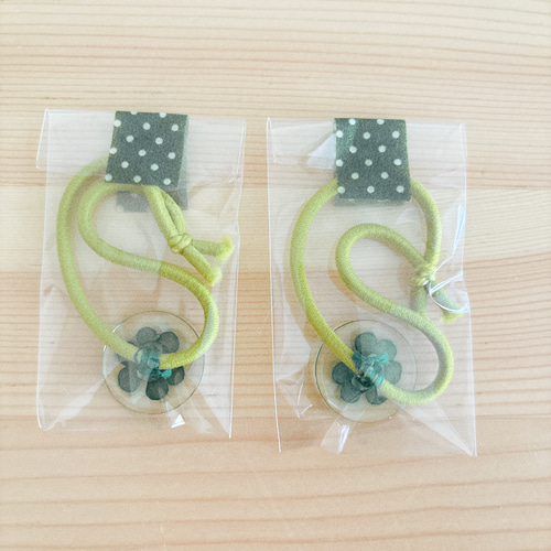 三つ葉のクローバーのヘアゴム ヘアゴム ココロ店 通販 17754161