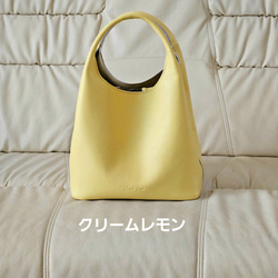 新作日本製　お出かけに最適なサイズ感でマルチに活躍する姫路レザーの トートバッグ Poco=ポコ　選べる13色　 11枚目の画像