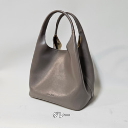 新作日本製　お出かけに最適なサイズ感でマルチに活躍する姫路レザーの トートバッグ Poco=ポコ　選べる13色　 6枚目の画像