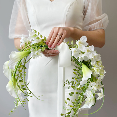 ウェディングブーケ/アーティフィシャルフラワーブーケ/バレリーナ