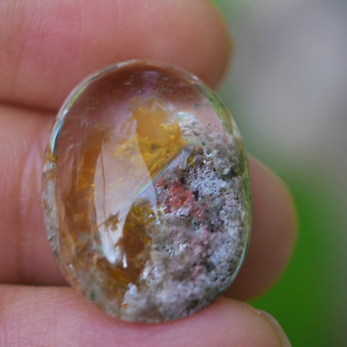 レア☆ライモナイトと桜☆ガーデンクォーツ s1265 天然石 Funky garuda