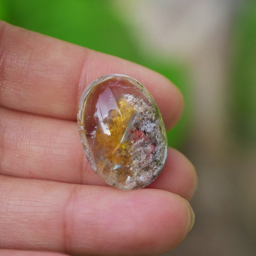 レア☆ライモナイトと桜☆ガーデンクォーツ s1265 天然石 Funky garuda