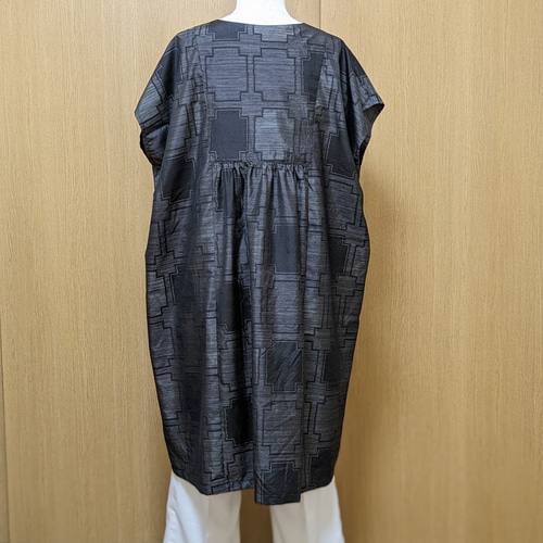 SOLD 着物リメイク チュニック 大島紬 FREE SIZE チュニック