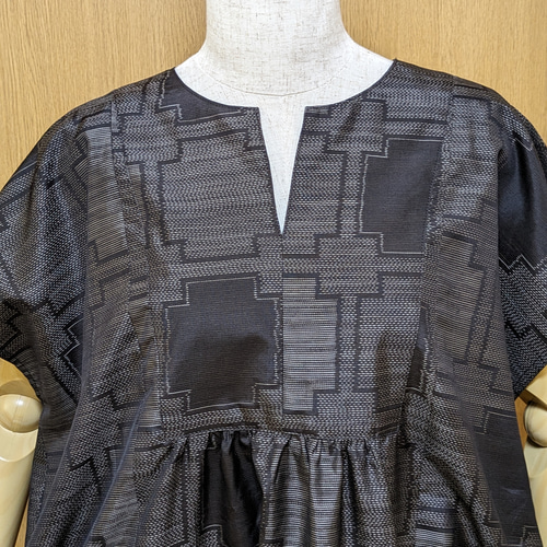 SOLD 着物リメイク チュニック 大島紬 FREE SIZE チュニック SOLD 着物リメイク チュニック 大島紬 FREE SIZE チュニック