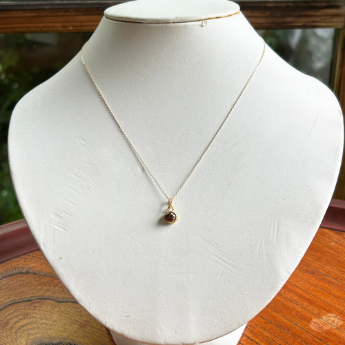 K24奈良県天川村行者還岳産◇天然レインボーガーネット（アンドラ