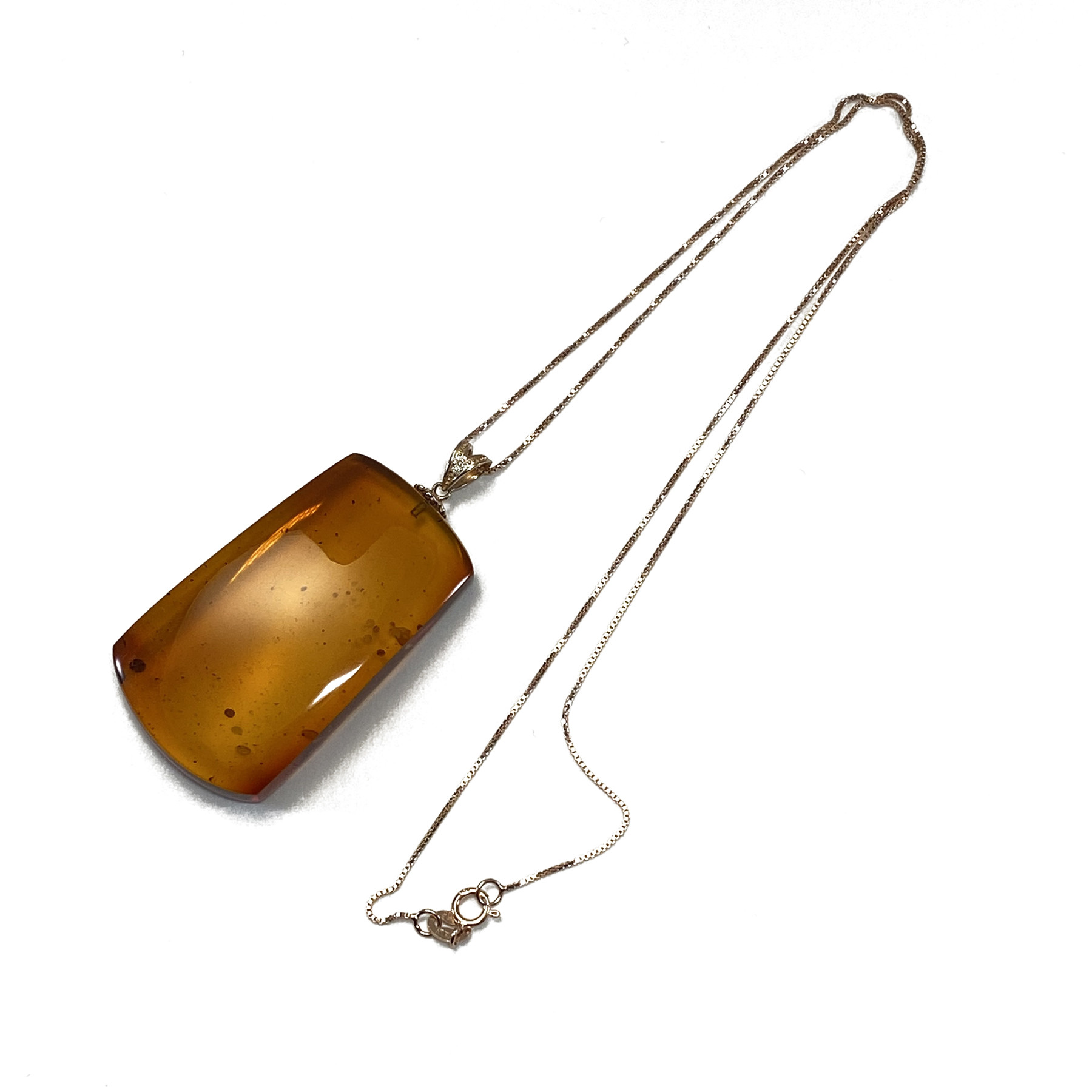 【AFP】ミャンマー産　天然琥珀　バーマイト　ペンダント　平台形【限定】bape-18