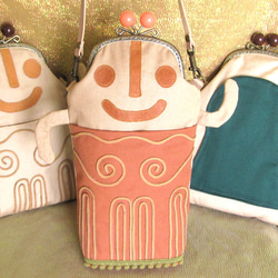特価　ハンドメイド　双子の万能がまポシェット 特価 新作 ハンドメイド 双子の万能がまポシェット （Profile