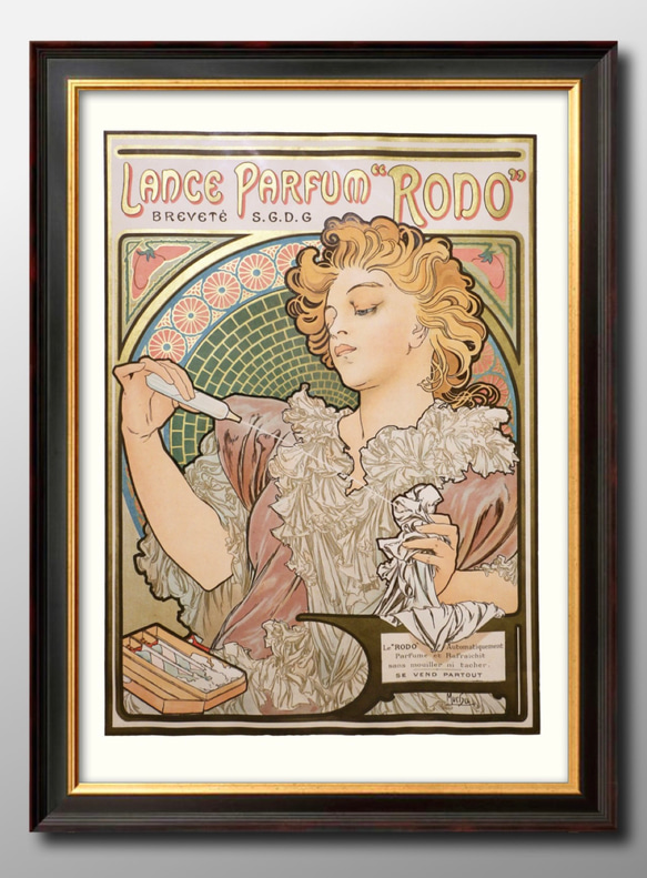 アルフォンヌ・ミュシャ「夏」リトグラフ美品です。 アルフォンヌ・ミュシャ「夏」リトグラフ美品です。 ミュシャ『四季