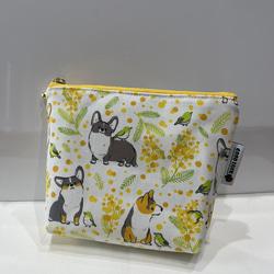 ハンドメイド　リバティ　パッチワークポーチ　うさぎ ハンドメイド リバティ パッチワークポーチ うさぎ