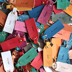 結婚式の準備お手伝い致します　エスコートキーホルダー　本革 1枚目の画像