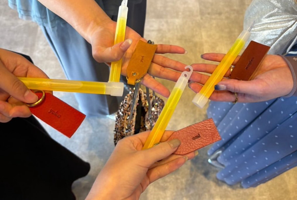 結婚式の準備お手伝い致します　エスコートキーホルダー　本革 6枚目の画像