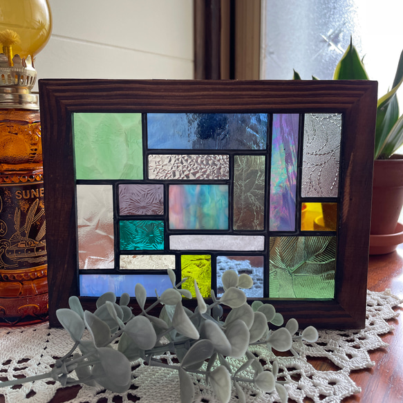 ステンドグラスパネル 紫陽花と蝶々 71UXIvmizfL._UF894,1000_QL80_