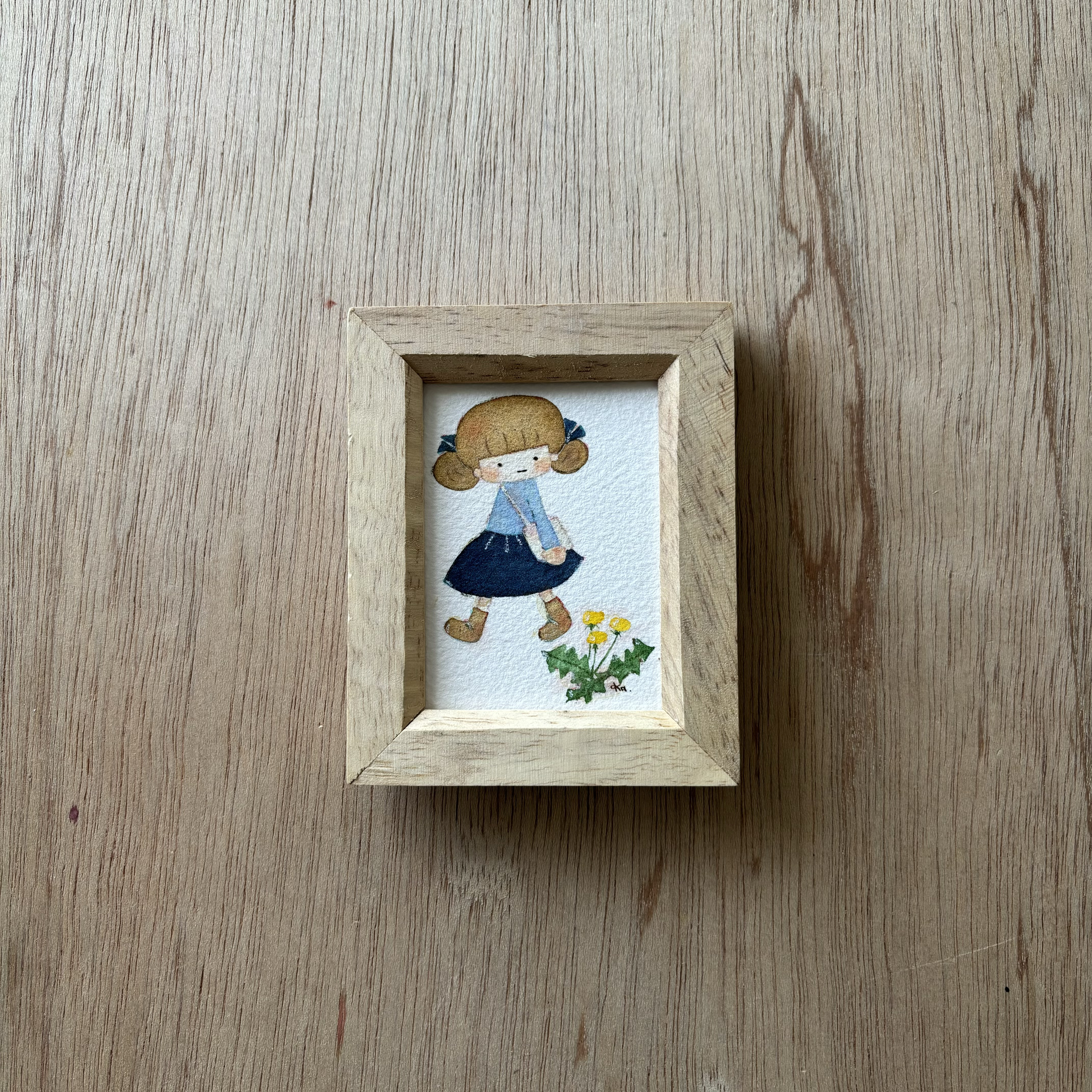 「たんぽぽ」ミニ額　原画