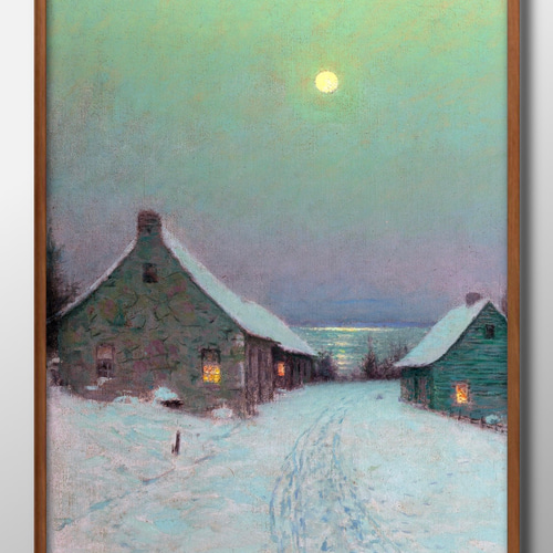 9250□ポスター アート 絵画『ラヴェル・バージ・ハリソン クリスマス