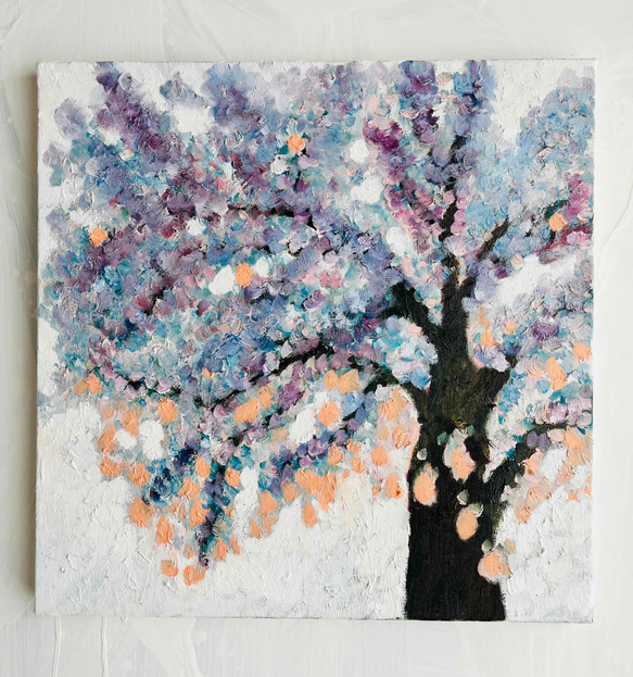 16×23㎝「優しい朝」油彩・原画・サムホールサイズ - かいがの
