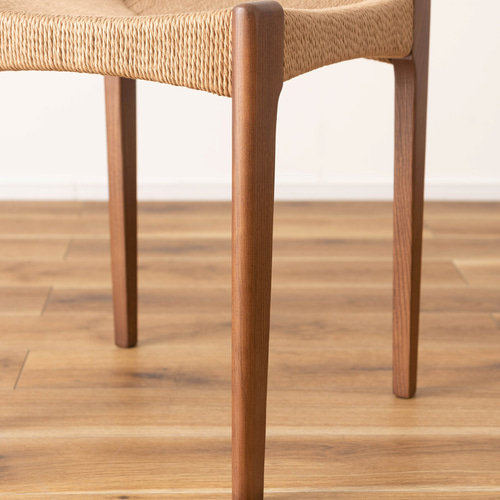 カントリー調 ダイニングチェア ペーパーコード カフェチェア 木製 NO2 2点セット 北欧 ペーパーコードチェア チェアー ダイニング