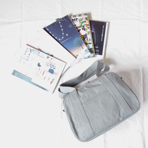 ぼちぼち大きいボストンバッグ（グレーver.） ボストンバッグ