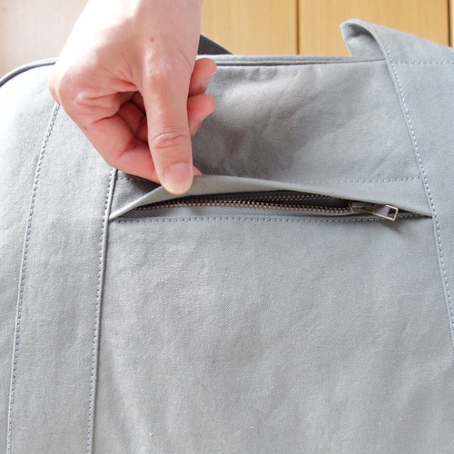 ぼちぼち大きいボストンバッグ（グレーver.） ボストンバッグ