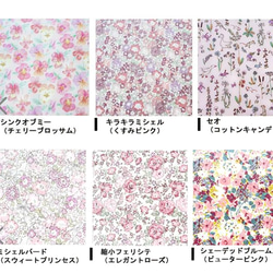 ハンドメイド　歯ブラシケース　歯ブラシポーチ　メッシュポーチ　ラミネートポーチ　リバティ　セオ 6枚目の画像