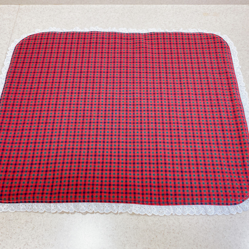 1324.カフェマット50×71 ファミリアのようなチェック　ハンドメイド犬 楽天市場】【オリジナル】ベルト付 カフェマット ペット用