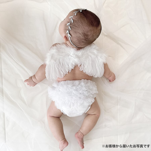 チュールブルマ&天使の羽根セット♪ニューボーンフォト ハーフ