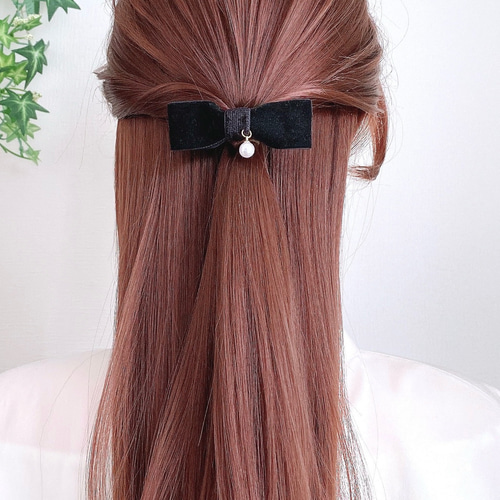 ベビーヘアクリップ　ハンドメイド　ヘアピン　ヘアゴム　ベルベットリボン 楽天市場】ベビー ヘアピン ベロアリボン ベルベット 取れない
