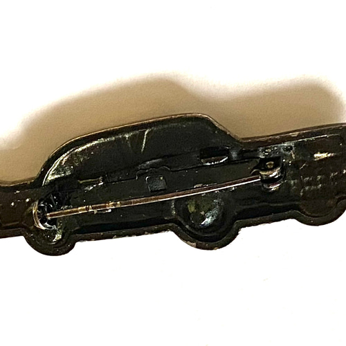 ビンテージ クラシックカー 車 ラインストーン ブローチ】父の日