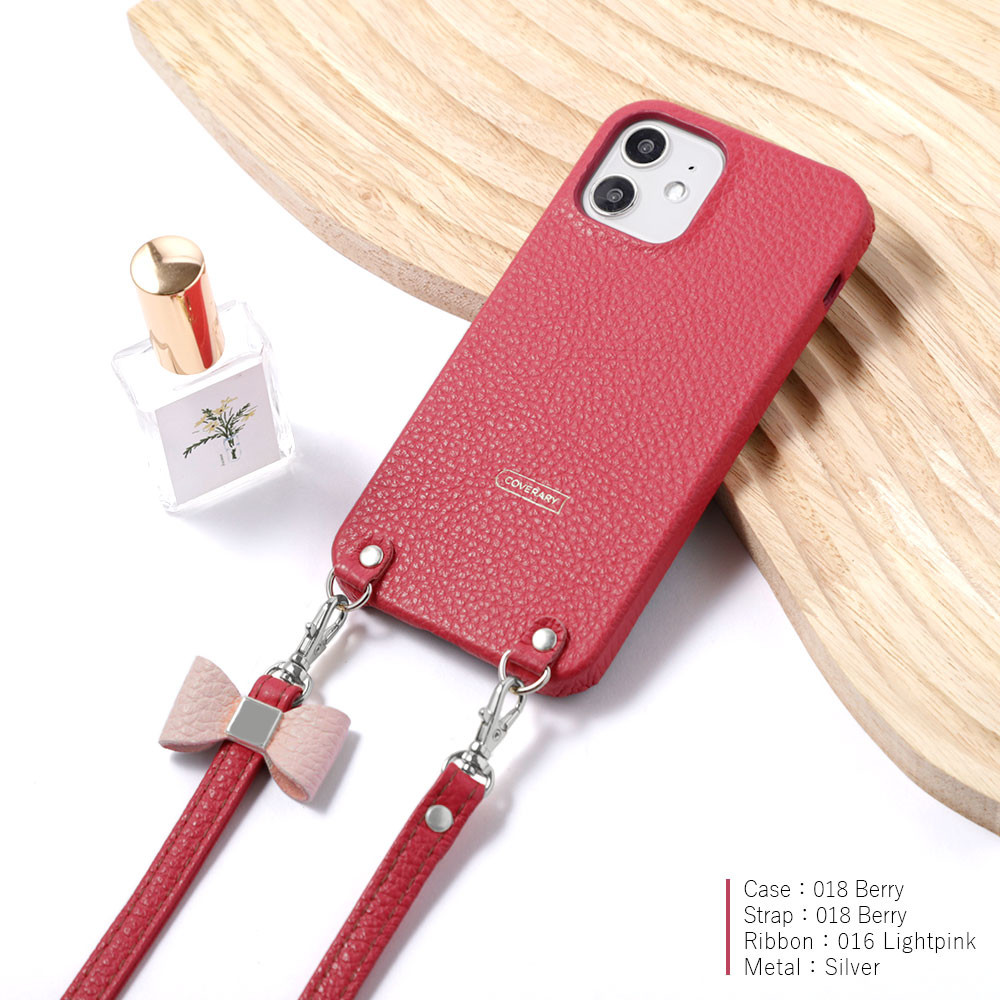 全機種対応　スマホショルダー　リボン　かわいい　iPhone　AQUOS　Galaxy　OPPO#mm00001205