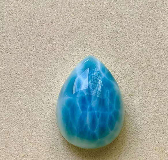 14.1g 天然無処理　ラリマー  ルース 2枚目の画像