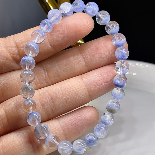 デュモルチェライト ブレスレット 10㍉ ☆(デベン！)スフェル