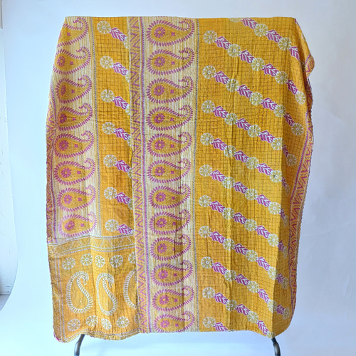 翌日発送】No.827 ヴィンテージキルト カンタキルト マルチカバー