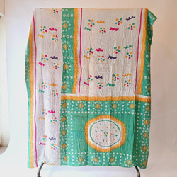 翌日発送】No.845 ヴィンテージキルト カンタキルト マルチカバー