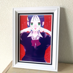 額縁付オリジナル手描きイラスト