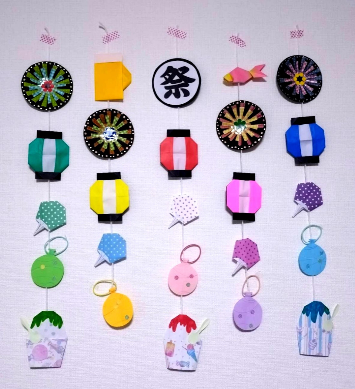 ☆夏祭り・花火・ミニチュア・フォトフレーム・着物・吊るし飾り・飾り
