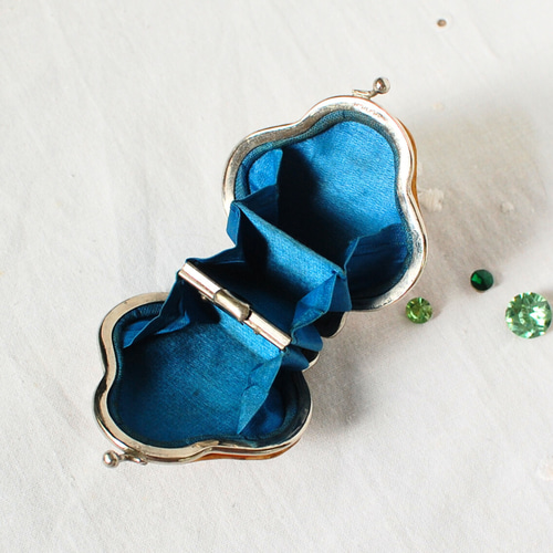 コインパース がま口 フランスアンティーク マザーオブパール 小銭入れ