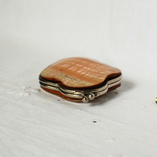 コインパース がま口 フランスアンティーク マザーオブパール 小銭入れ