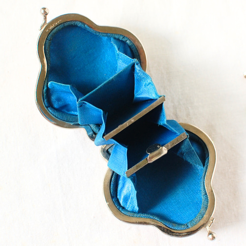 コインパース がま口 フランスアンティーク マザーオブパール 小銭入れ